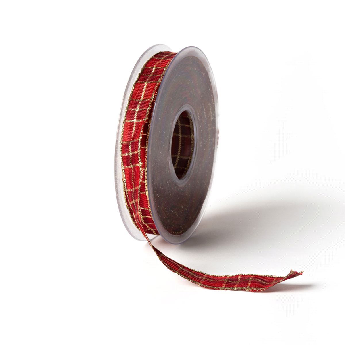 NASTRO WEIHNACHTSKARO ROSSO VERDE ORO 15mmx20mt 