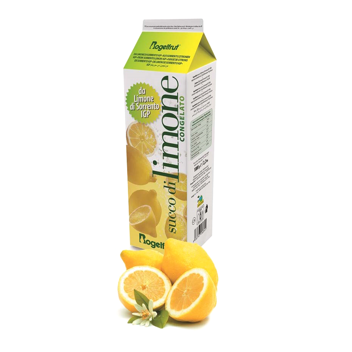 Il succo di limone di Sorrento IGP di colore giallo citrino, buccia di medio spessore e ricca di oli essenziali, aroma intenso e generoso di succo. 