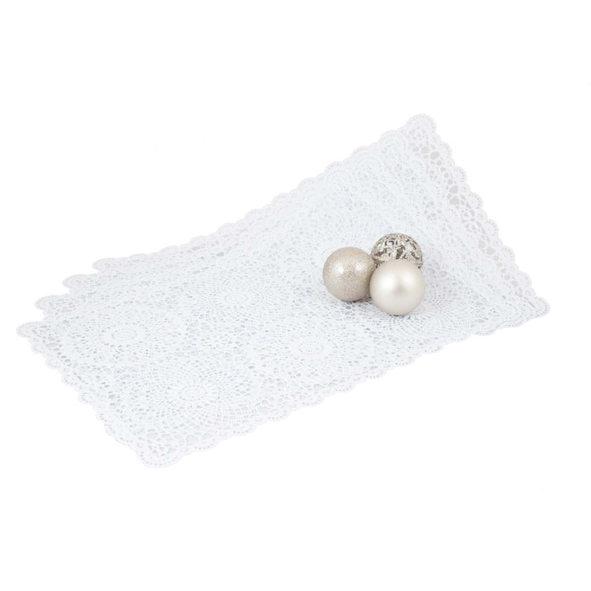 TOVAGLIETTE CROCHET BIANCO PVCx4pz 