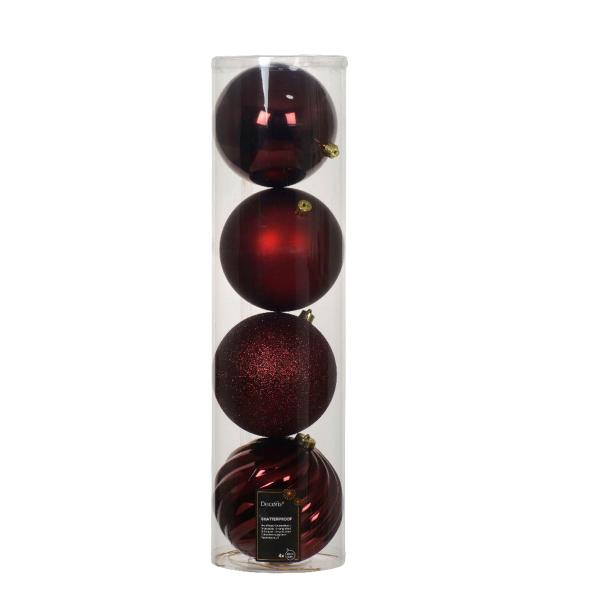 PALLE ROSSO SCURO INFRANGIBILE @14 x4pz 