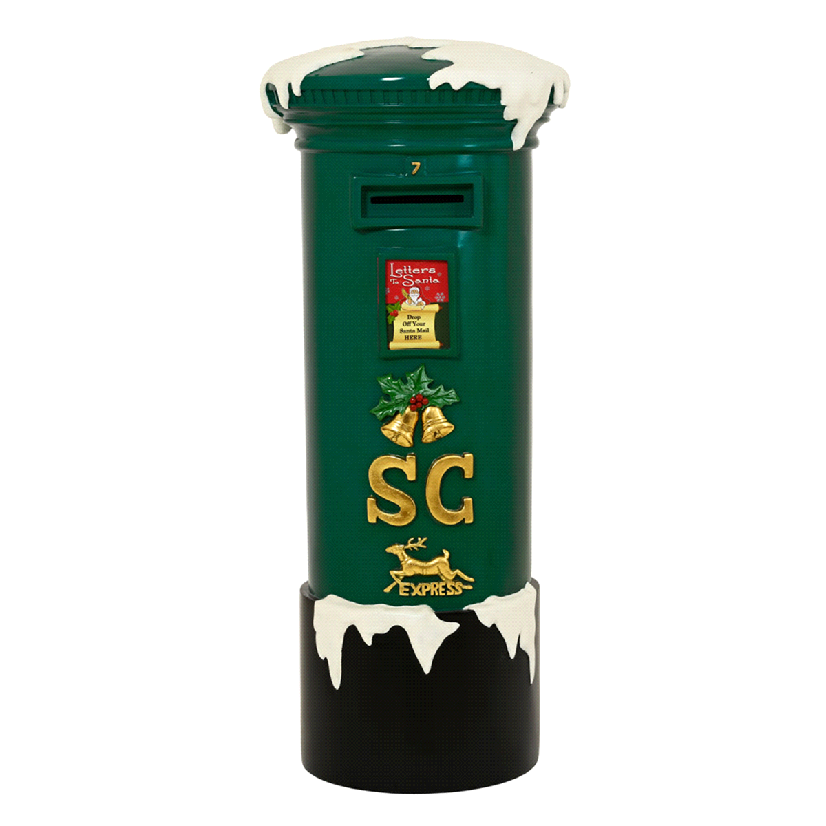 MAILBOX VERDE IN FIBRA 58x58xh.141 