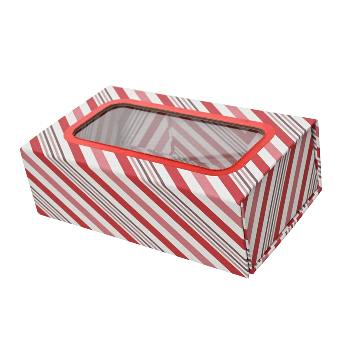 SCATOLA REGALO RIGHE/FINESTRA16x5xh9 