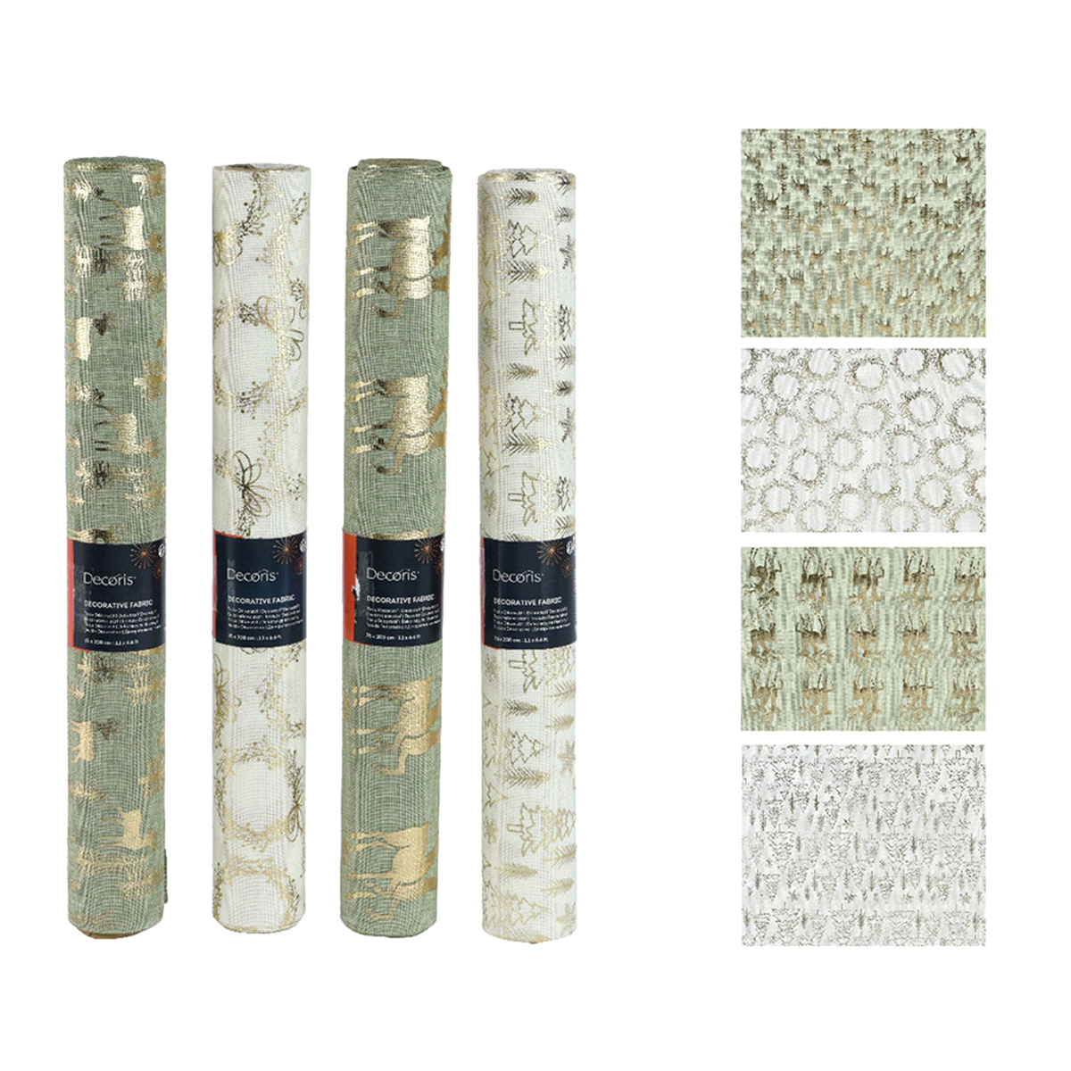 RUNNER DECORATIVI 4 COLORI ASSORTITI 35x200cm 