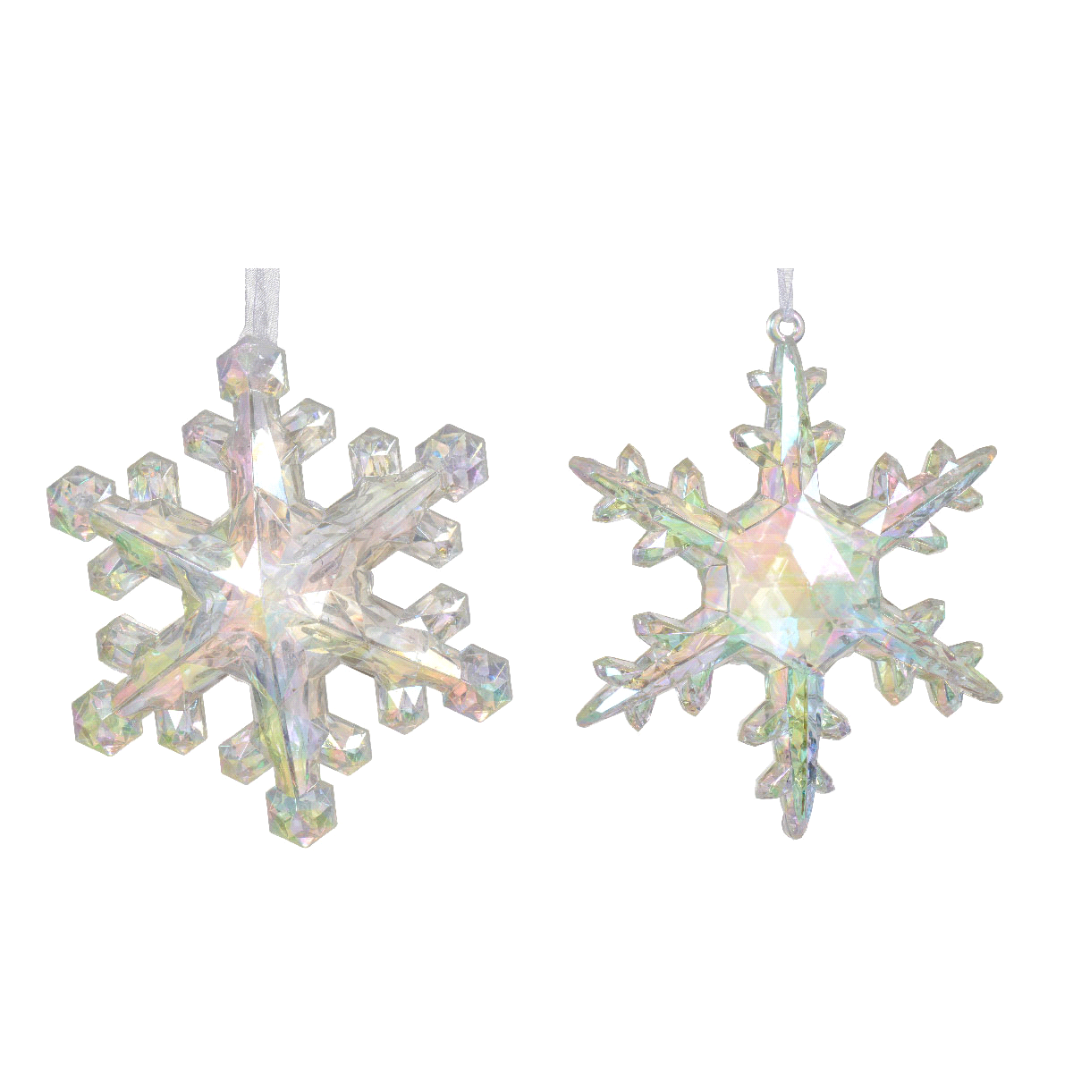 FIOCCO NEVE TRASPARENTE PP IN 2 MODELLI ASSORTITI h.15 