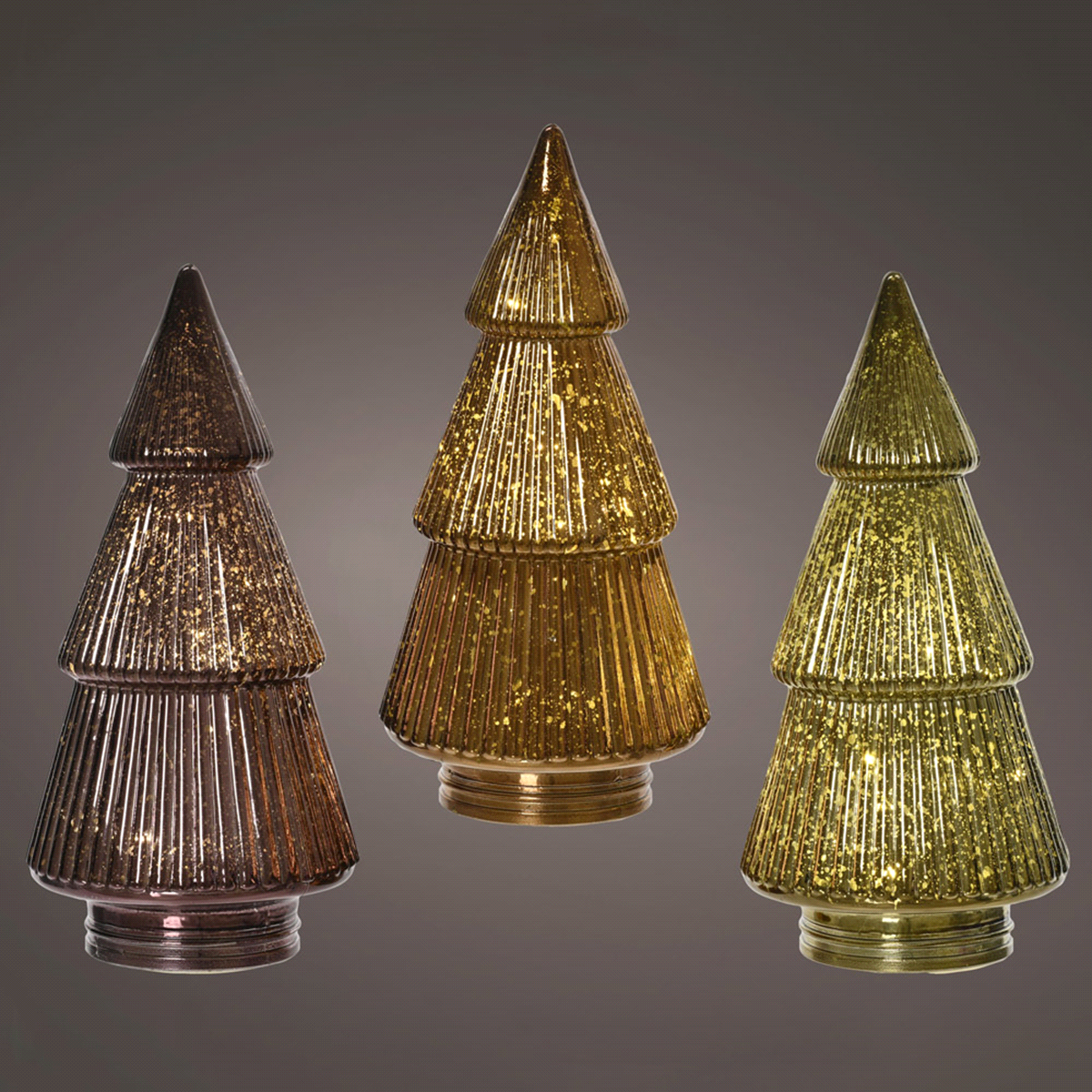 ALBERO ASSORTITO LUCI 10 LED @11 h. 23cm 