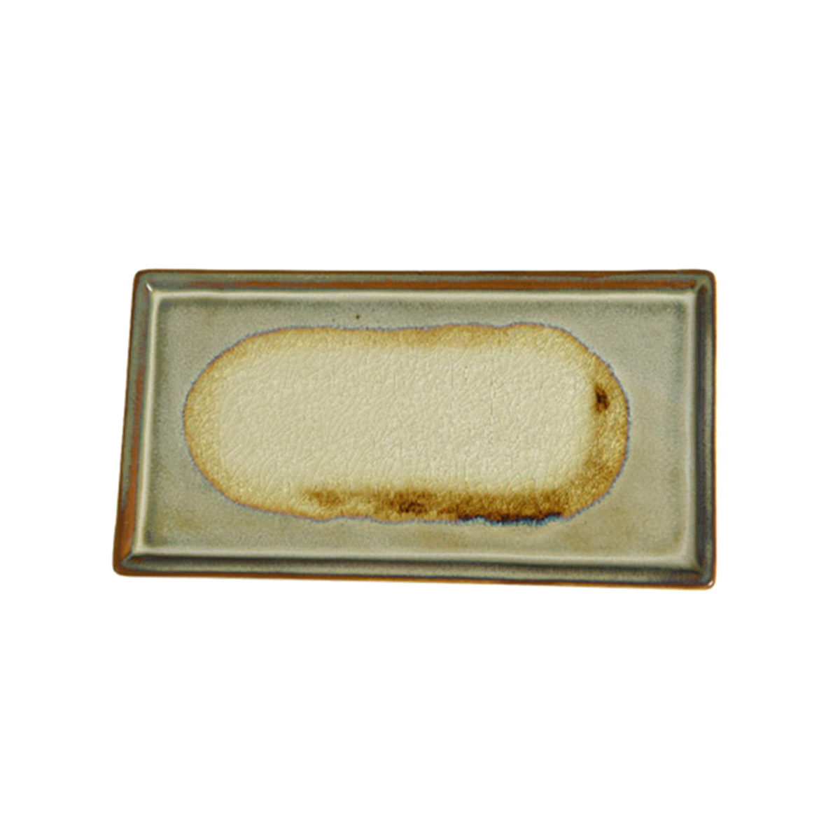 VASSOIO GRES MARRONE 20x10h1,1 