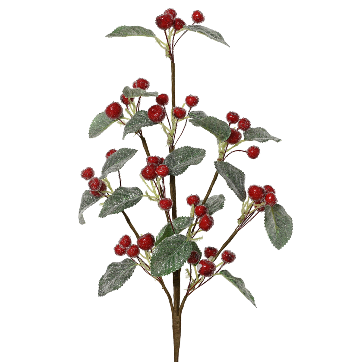 RAMO FOGLIE ROSSO/VERDE h.65cm 
