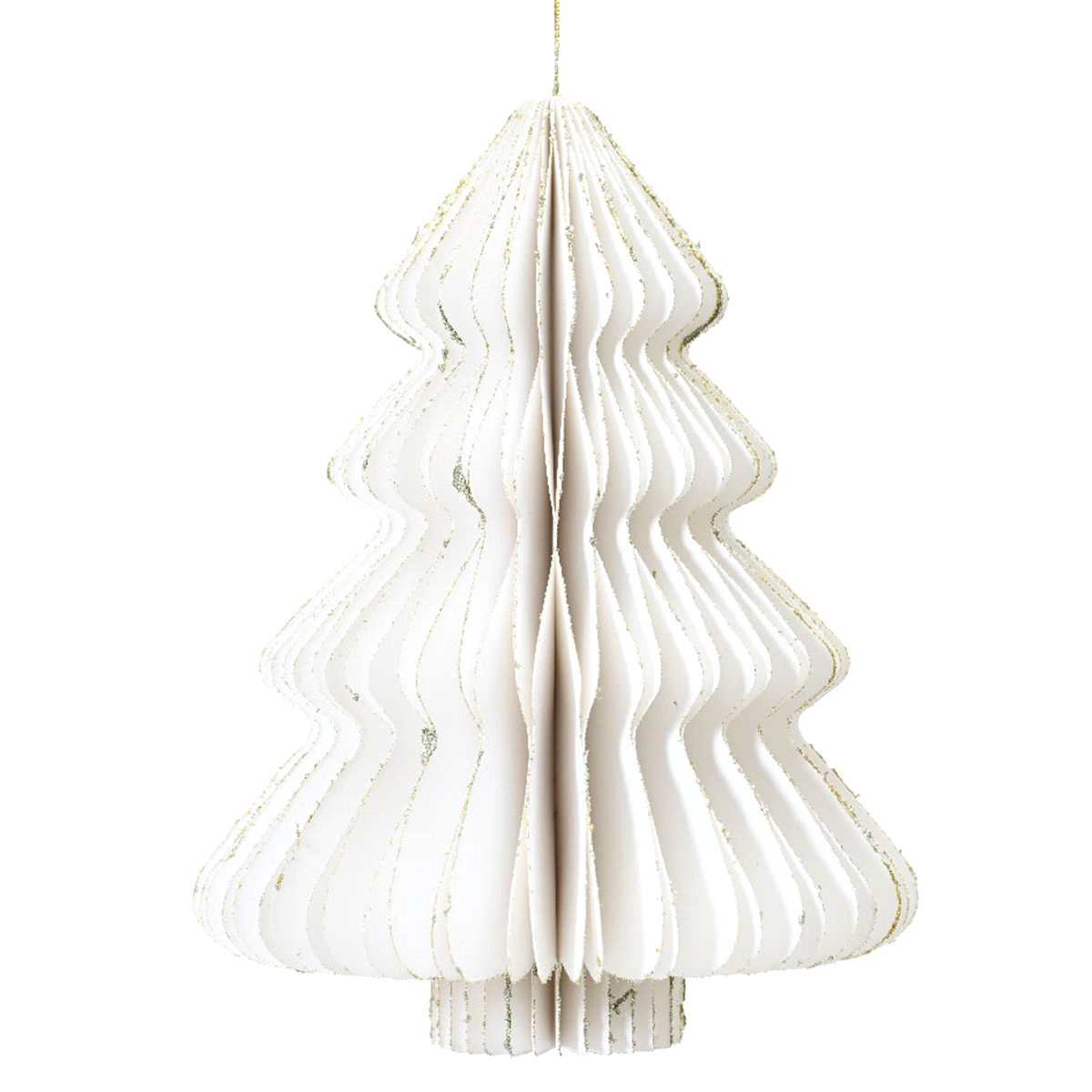ALBERO NATALE BIANCO IN CARTA @15 h.20 