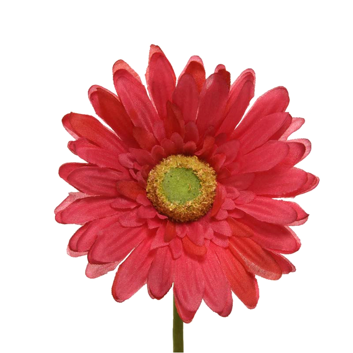 Fiore decorativo gerbera rossa in polyester @10 h.50cm. 