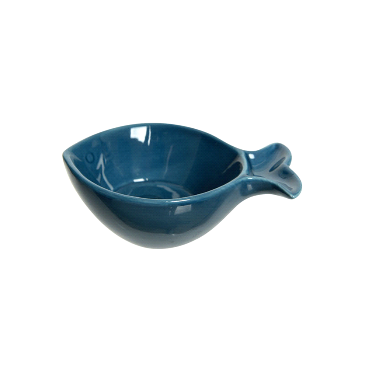 CIOTOLA PESCE BLU SCURO 9x14x5 