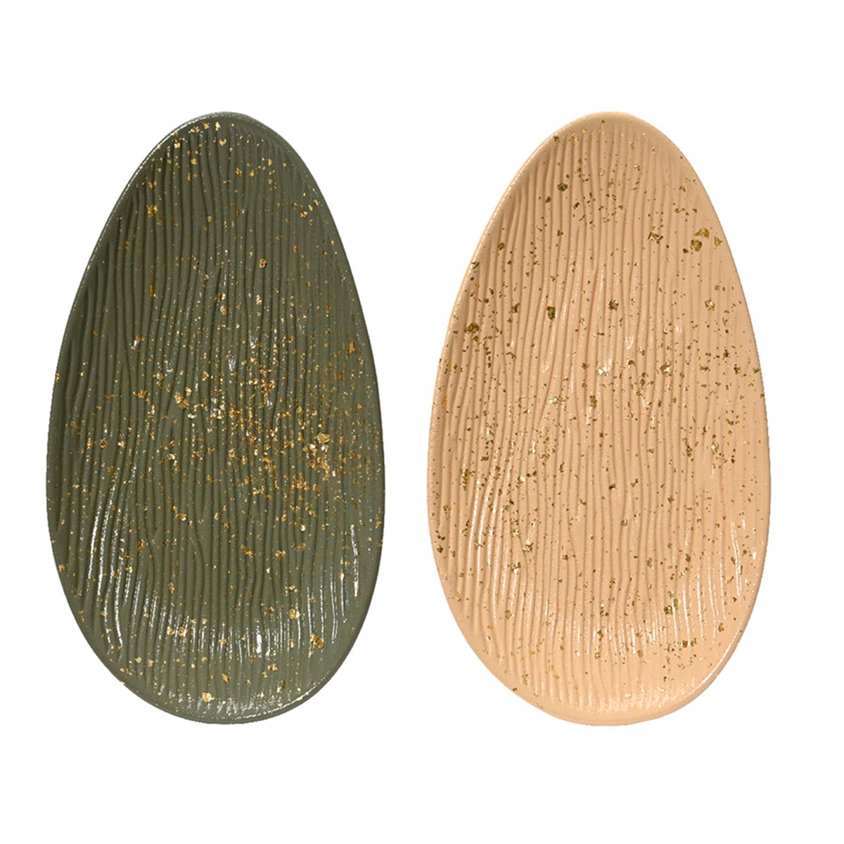 Piatto decorativo in due colori assortiti. Dimensioni: 21,5x39,5cm. 