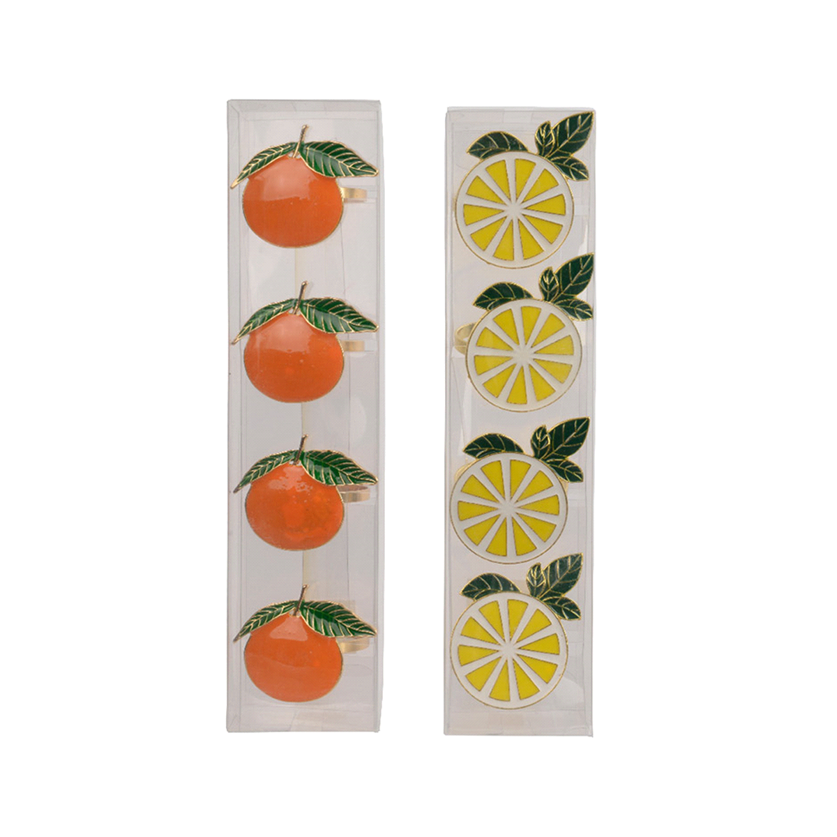 PORTA TOVAGLIOLI ARANCE/LIMONI 5x4,5x4pz 