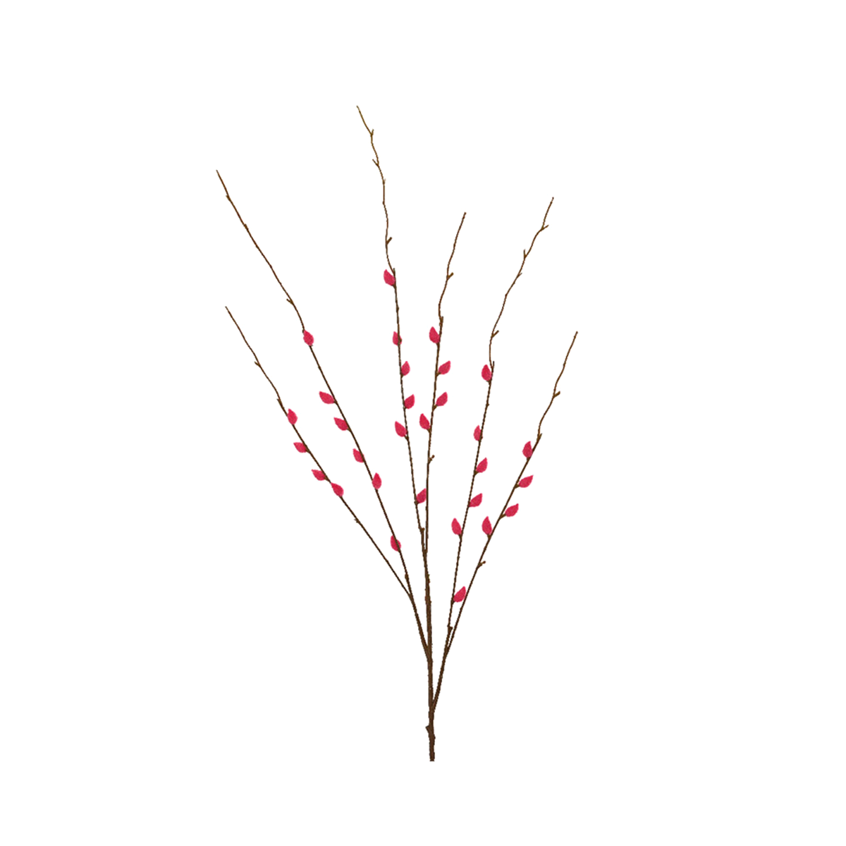Ramo decorativo rosa scuro.Misure: 10x2xh.96cm. 
