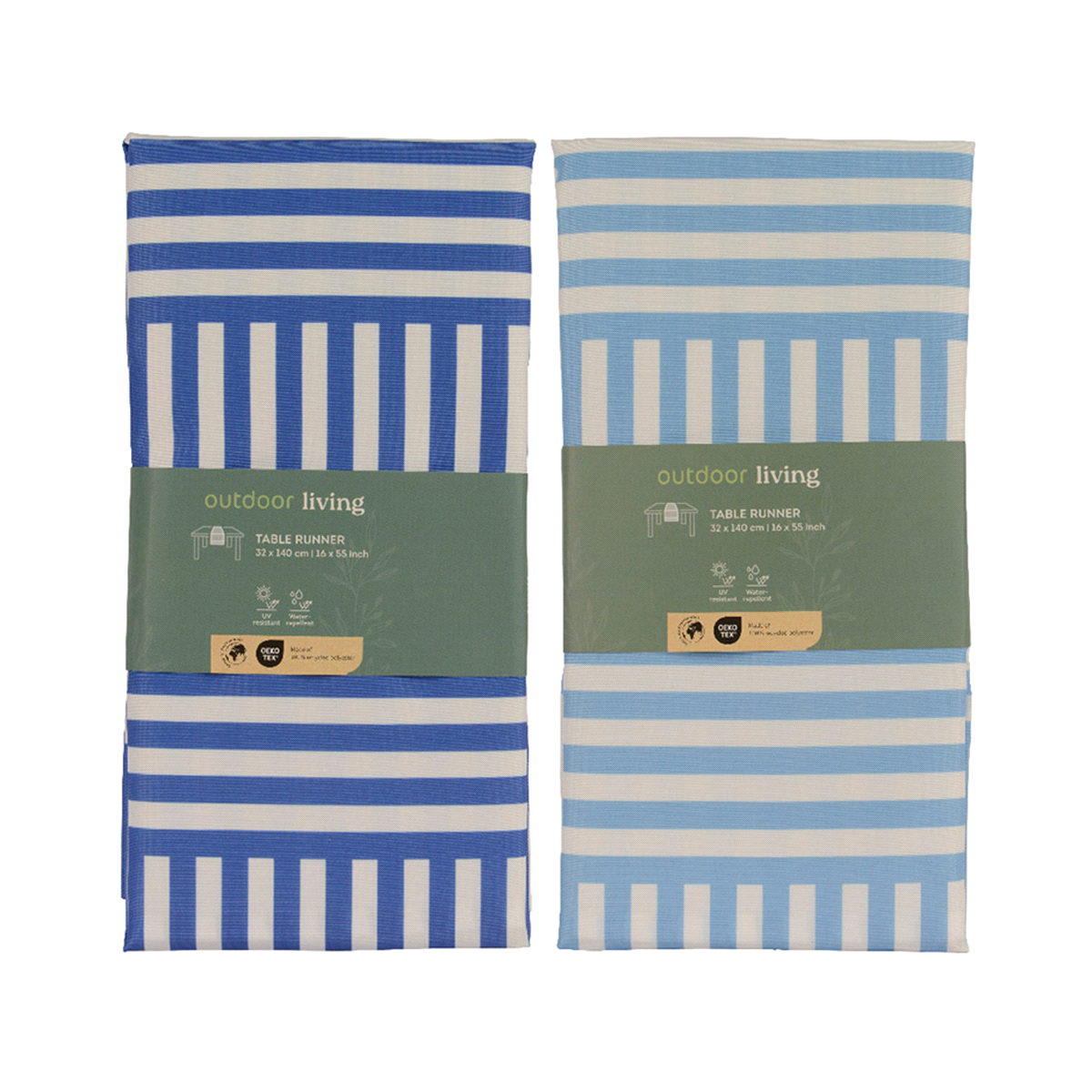 RUNNER 2 COLORI ASSORTITI IN POLYESTERE x 140cm 
