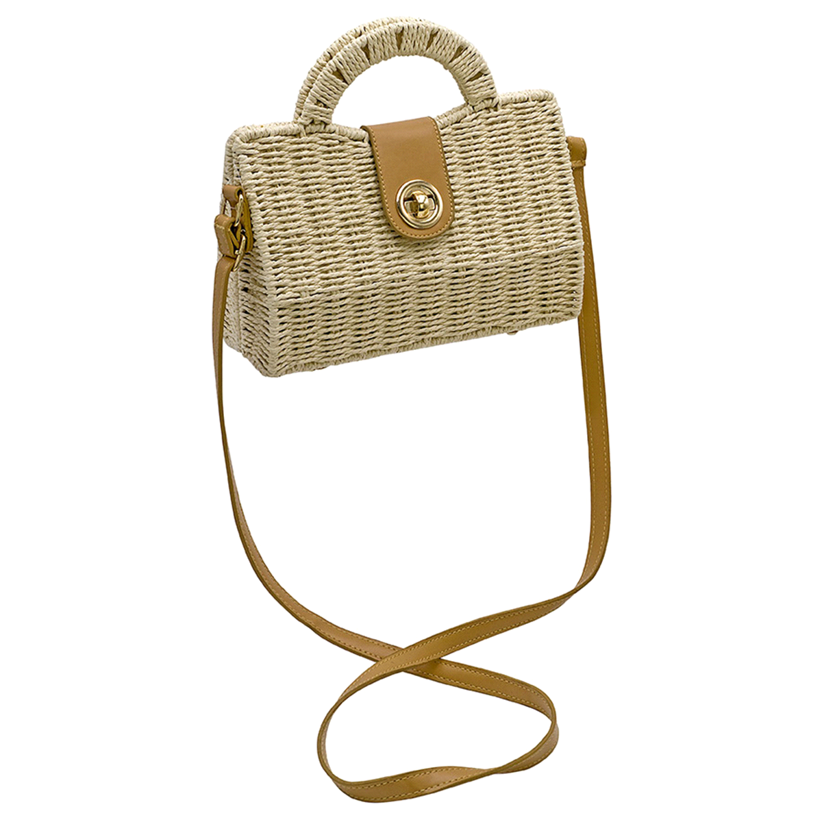 BORSA CORDA CONTRACOLLA IN PELLE 23x9x16 