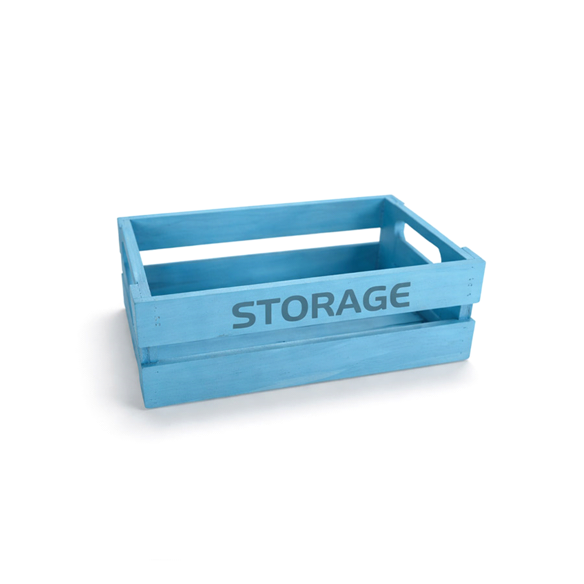 CASSETTA LEGNO BLU 19,5x10,5 h.6cm 