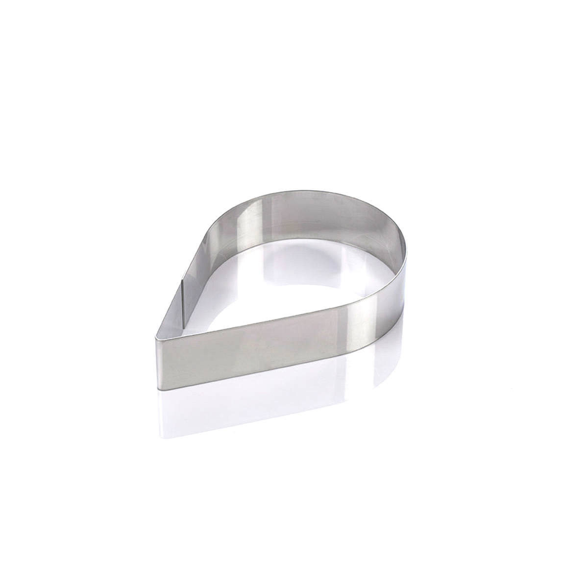Descrizione articolo in fatturazione: GOCCIA INOX d. 28 h.4 cm ... 