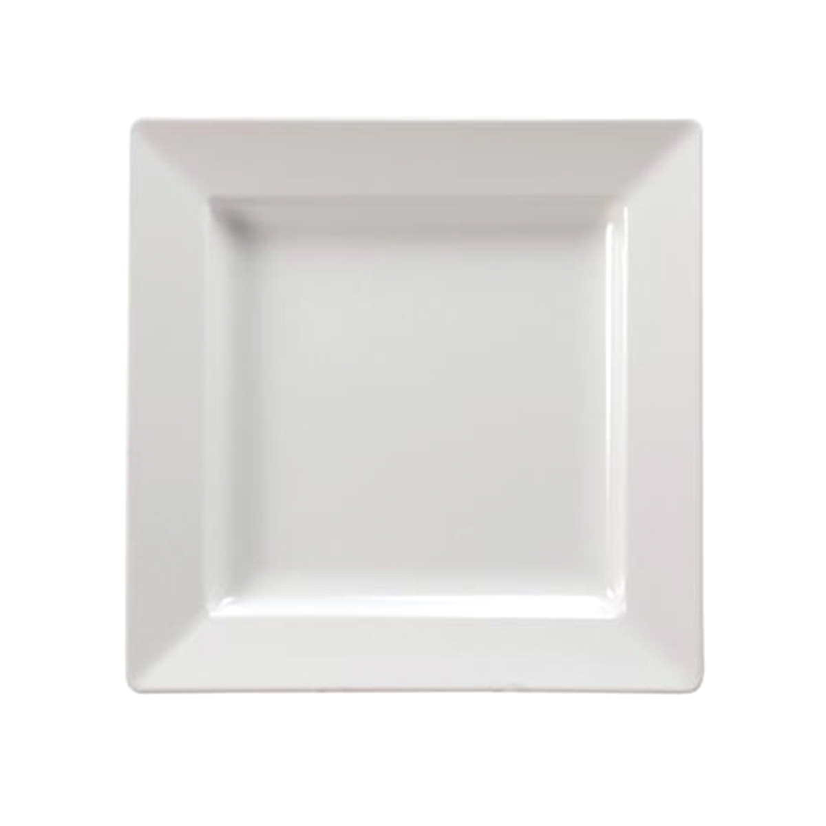 Vassoio quadrato 37.5x37.5 cm bianco melamina. 