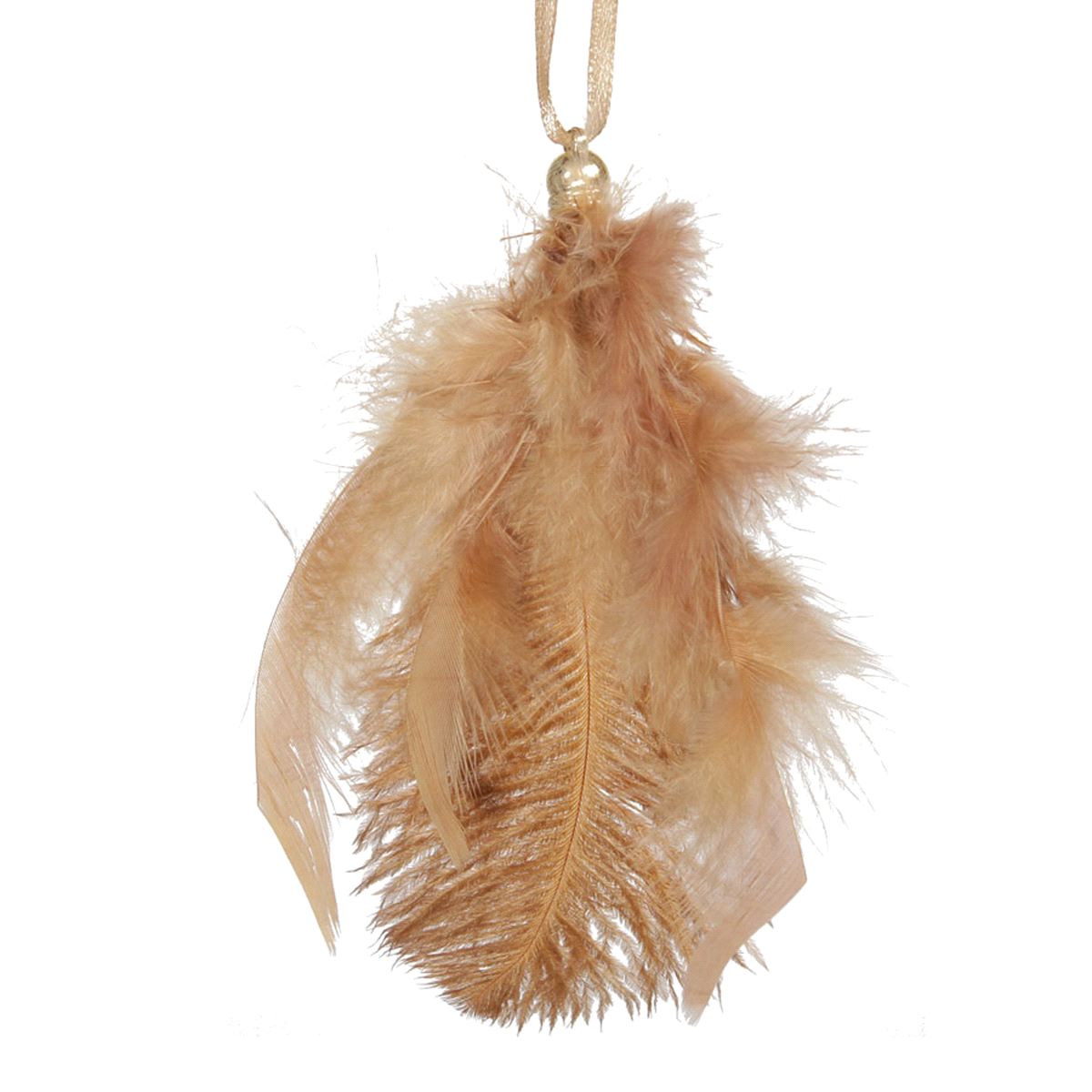 PIUME CHAMPAGNE DA APPENDERE18cmx4pz 