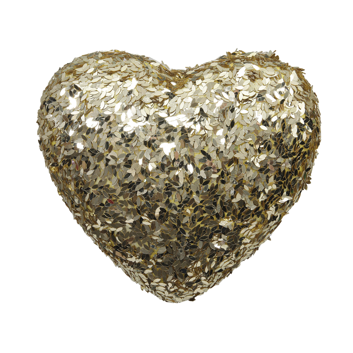 CUORE ORO DA APPENDERE  15x14cm 
