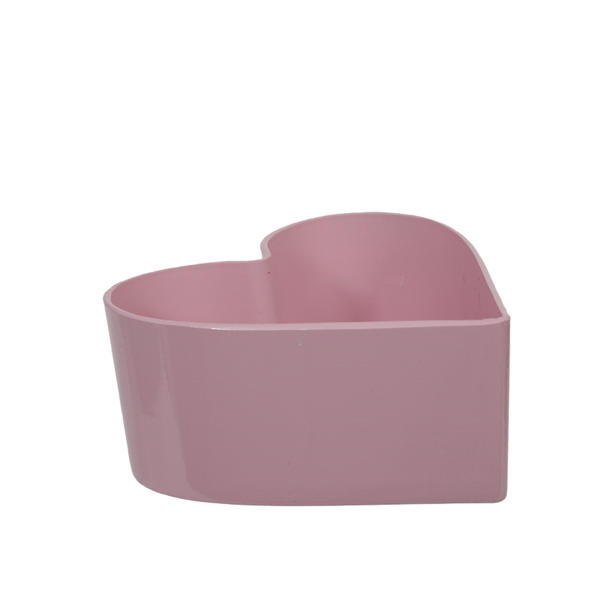 CIOTOLA CUORE ROSA PLASTICA15x16x7cm 
