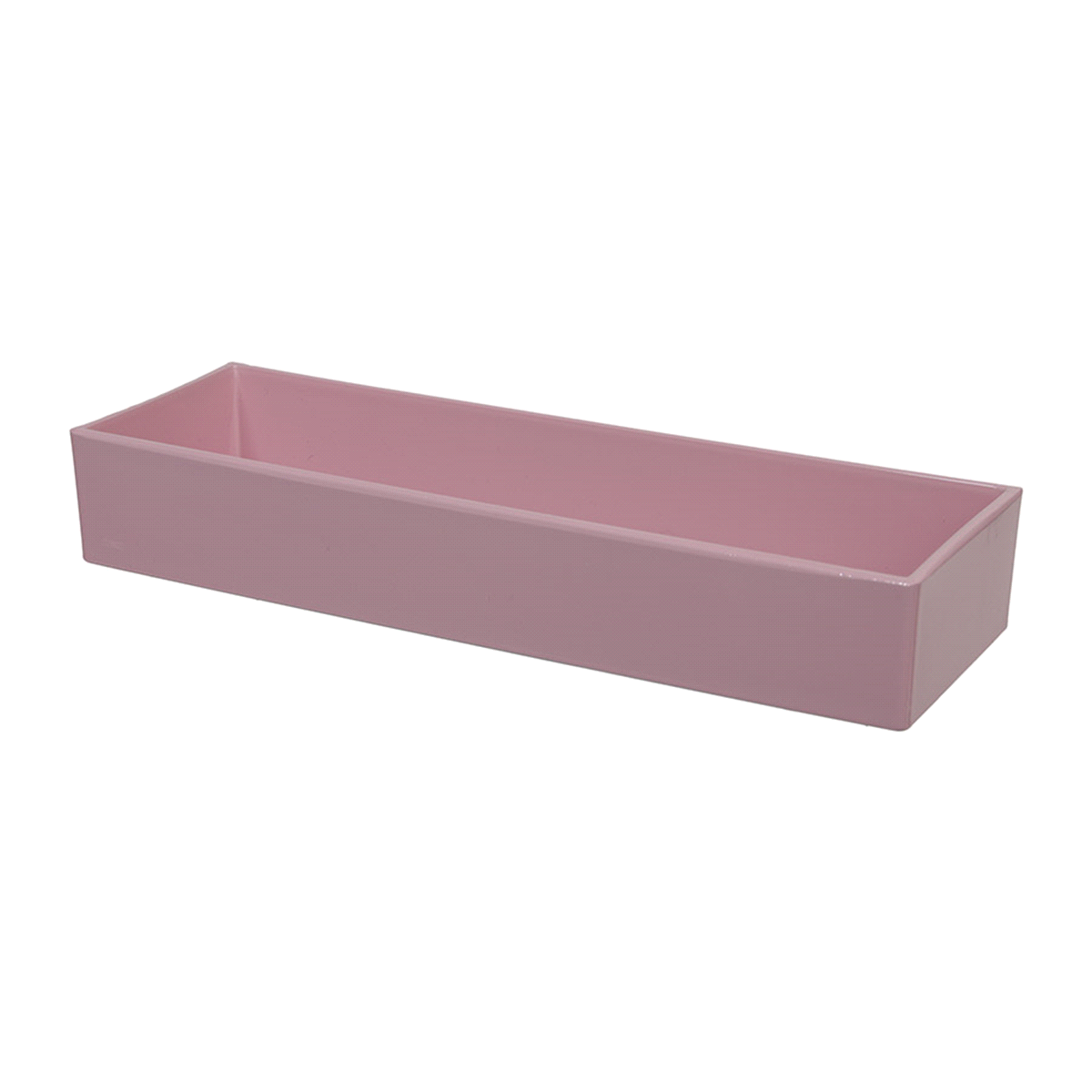 VASSOIO ROSA PLASTICA 32x10,5x5cm 