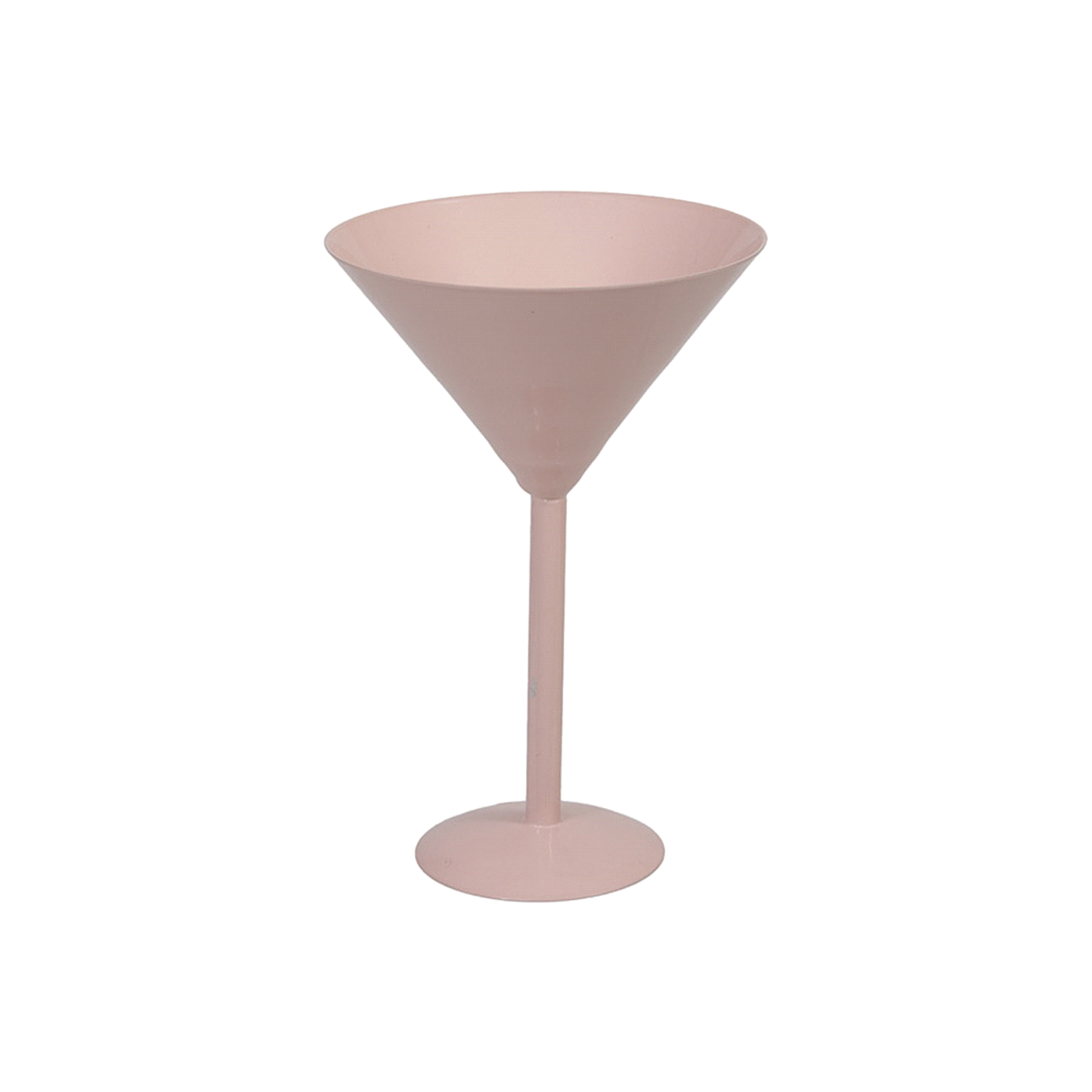 BICCHIERE COCKTAIL METALLO ROSA 