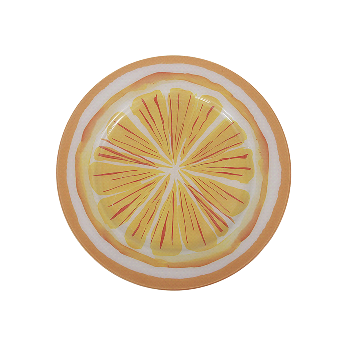 PIATTO CITRUS ARANCIONE PLASTICA @33 