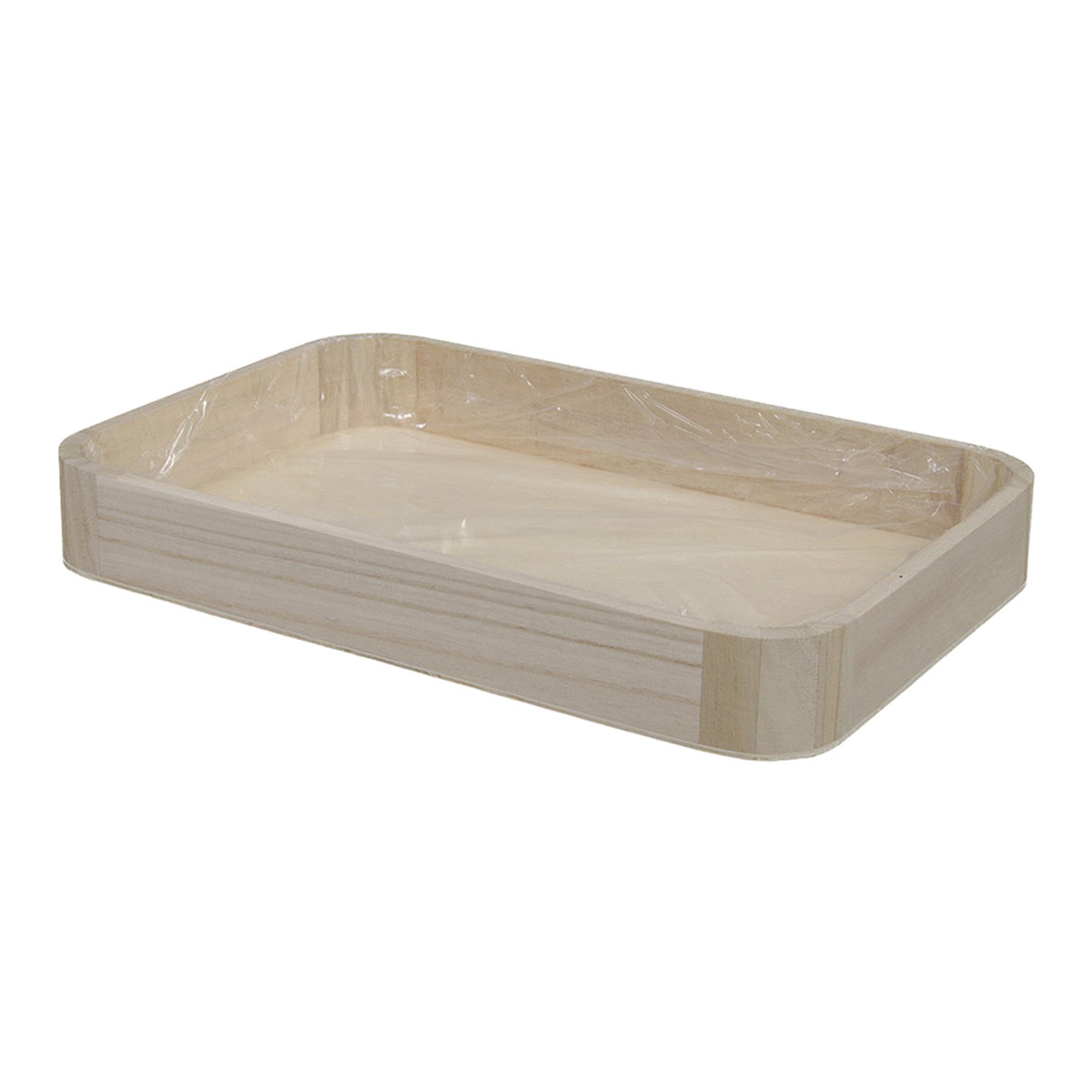 VASSOIO LEGNO NATURALE 30x20x4cm 