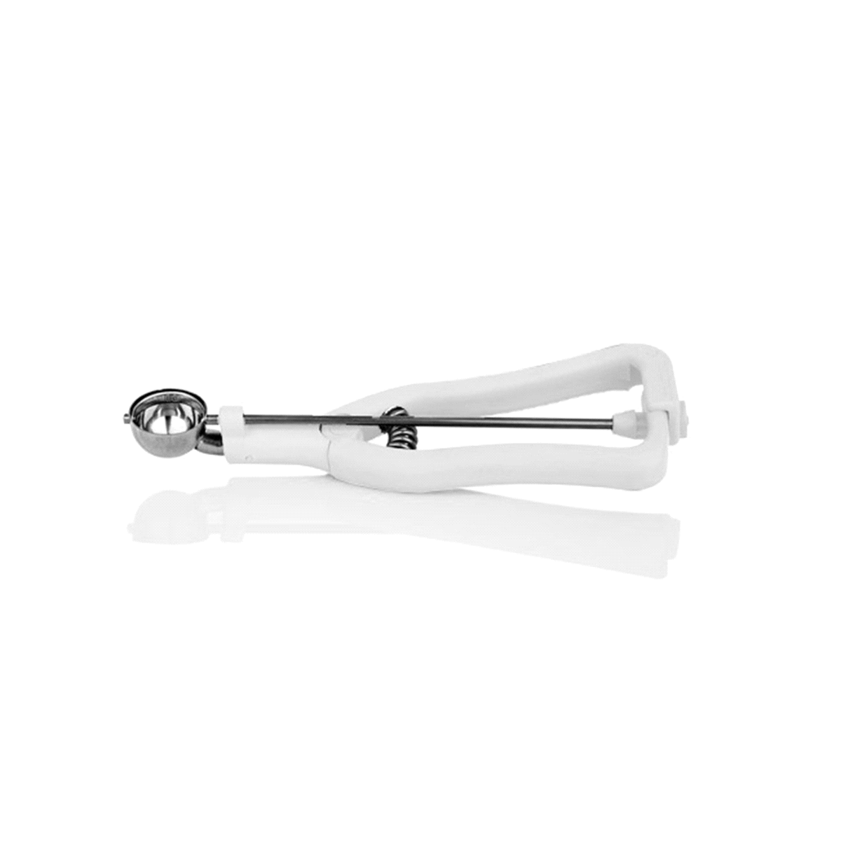 Acciaio inox 18/10 e manico in Nylon colorato. Dim: Ø 28 mm. 