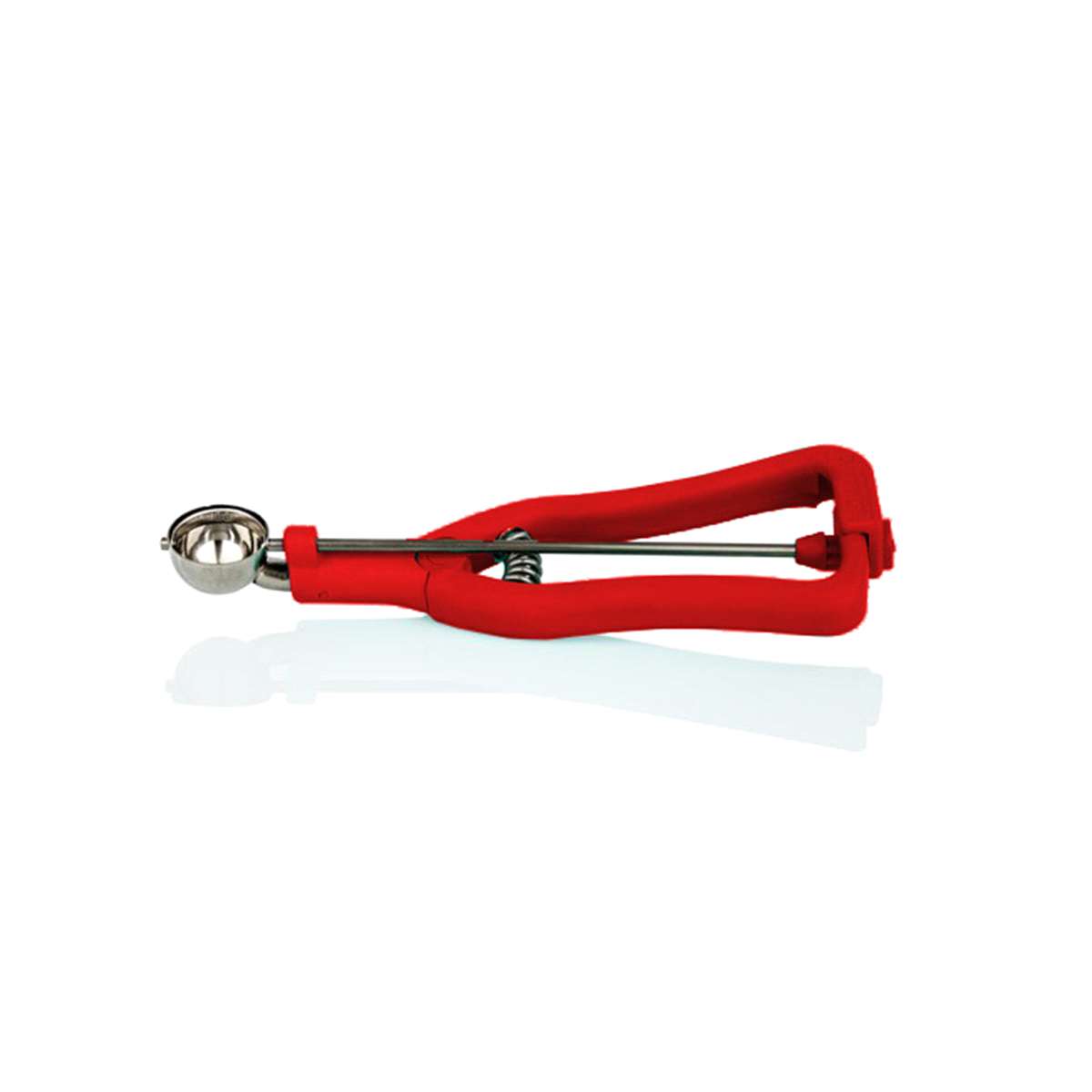 Acciaio inox 18/10 e manico in Nylon colorato. Dim: Ø 28 mm. 