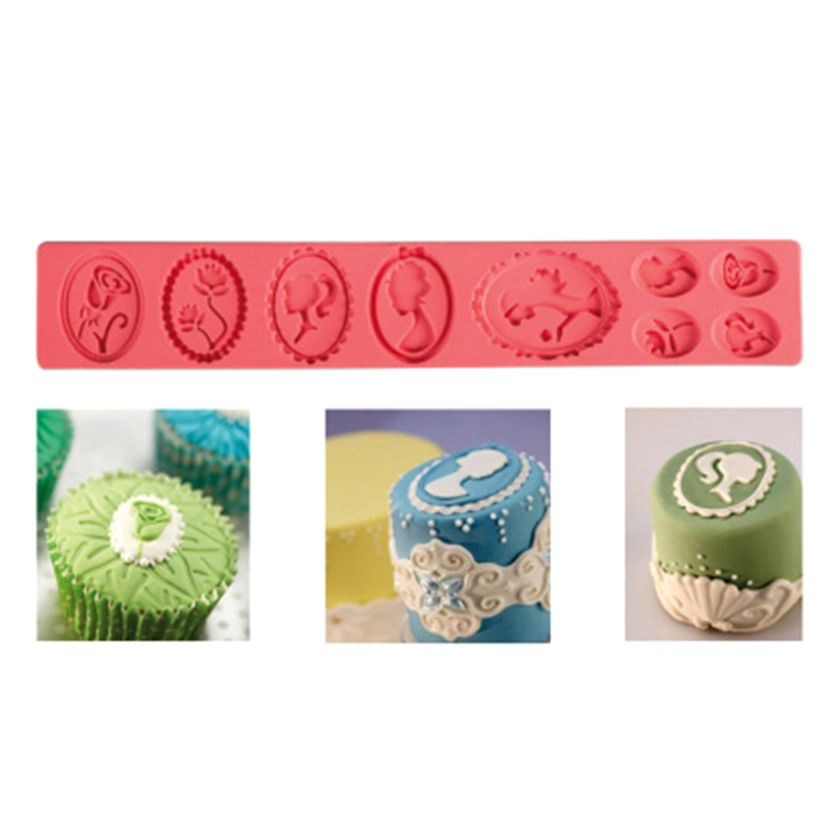 Descrizione articolo in fatturazione: STAMPO MOTIVO CAMEO SILIC.(ST15) ... 