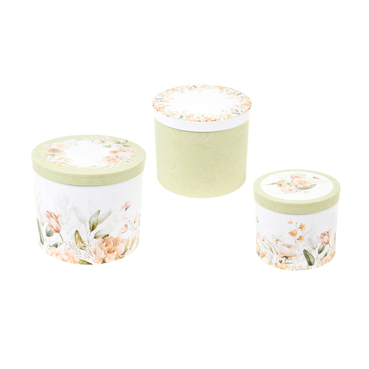 SCATOLE FLOWER GARDEN @20/23/26x3pz 