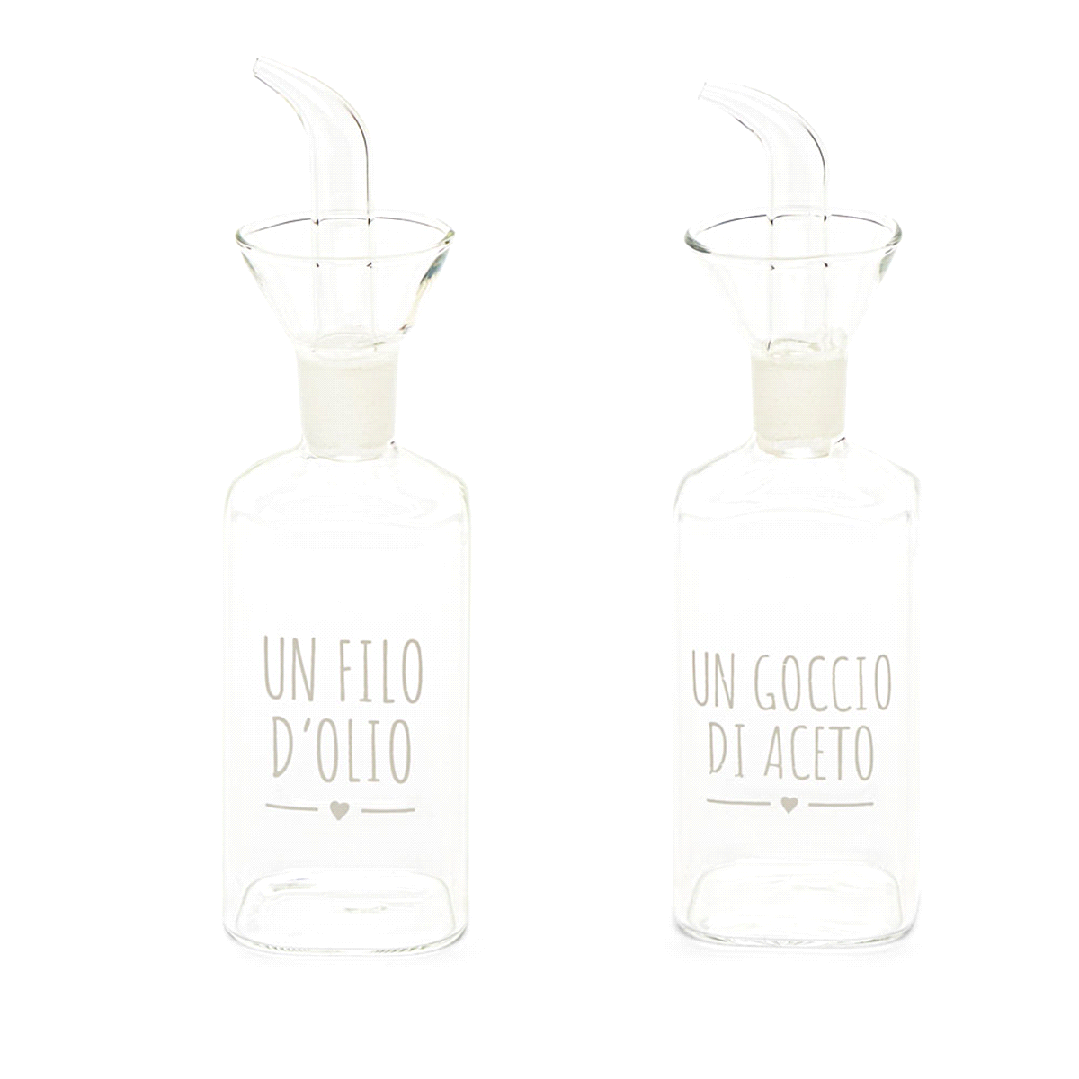 SET 2 OLIO/ACETO BOROSILICATO 250ml 