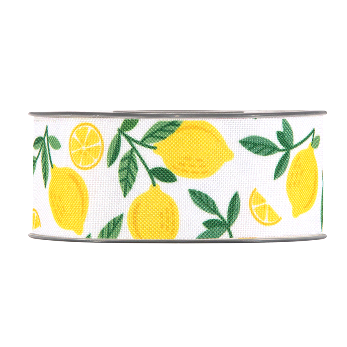 Nastro lemons bianco in tela mm40 x 20mt. 