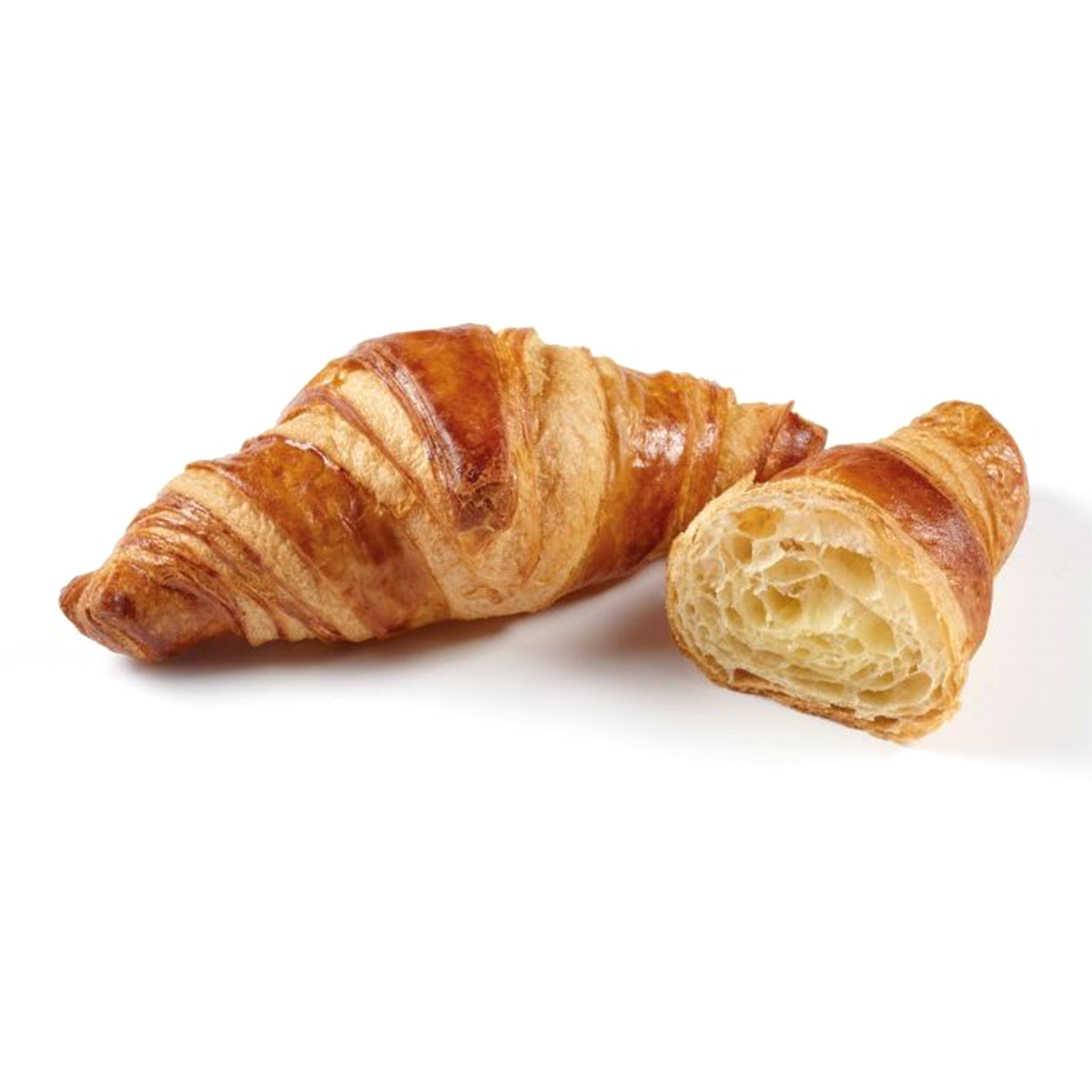 MIni croissant al burro (20%) 40gr. Grande alveolatura. Da farcire dolce o salato 