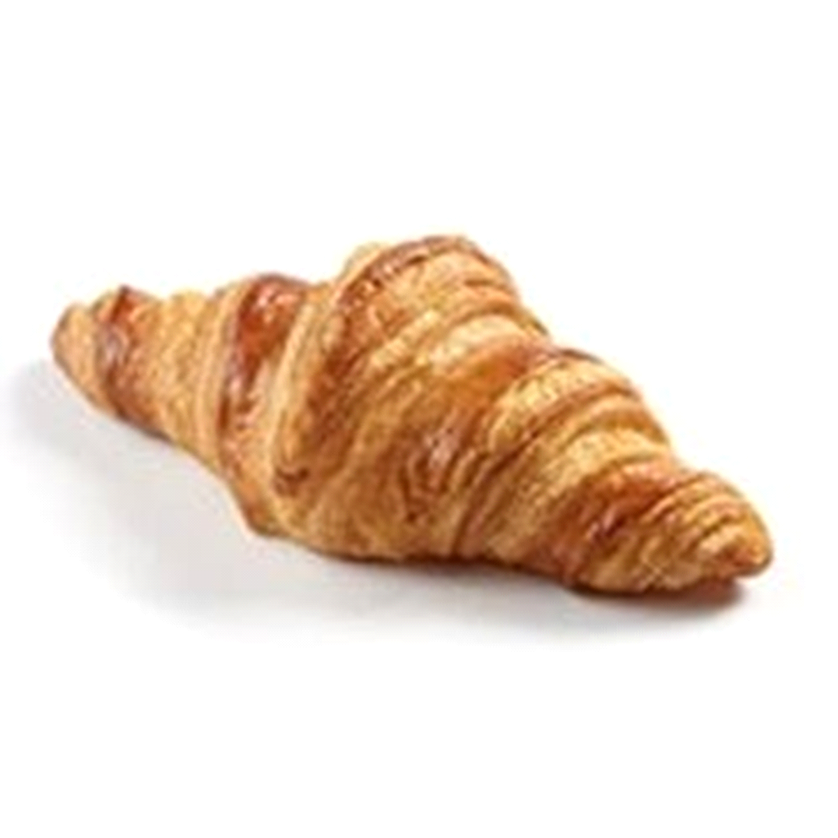 Croissant 65 GR. Prodotto di alta qualità ricco di burro della Charentes 27%.Lievitare 2h30 minuti a 26°c. Cuocere a18-20 minuti a 160°C. 