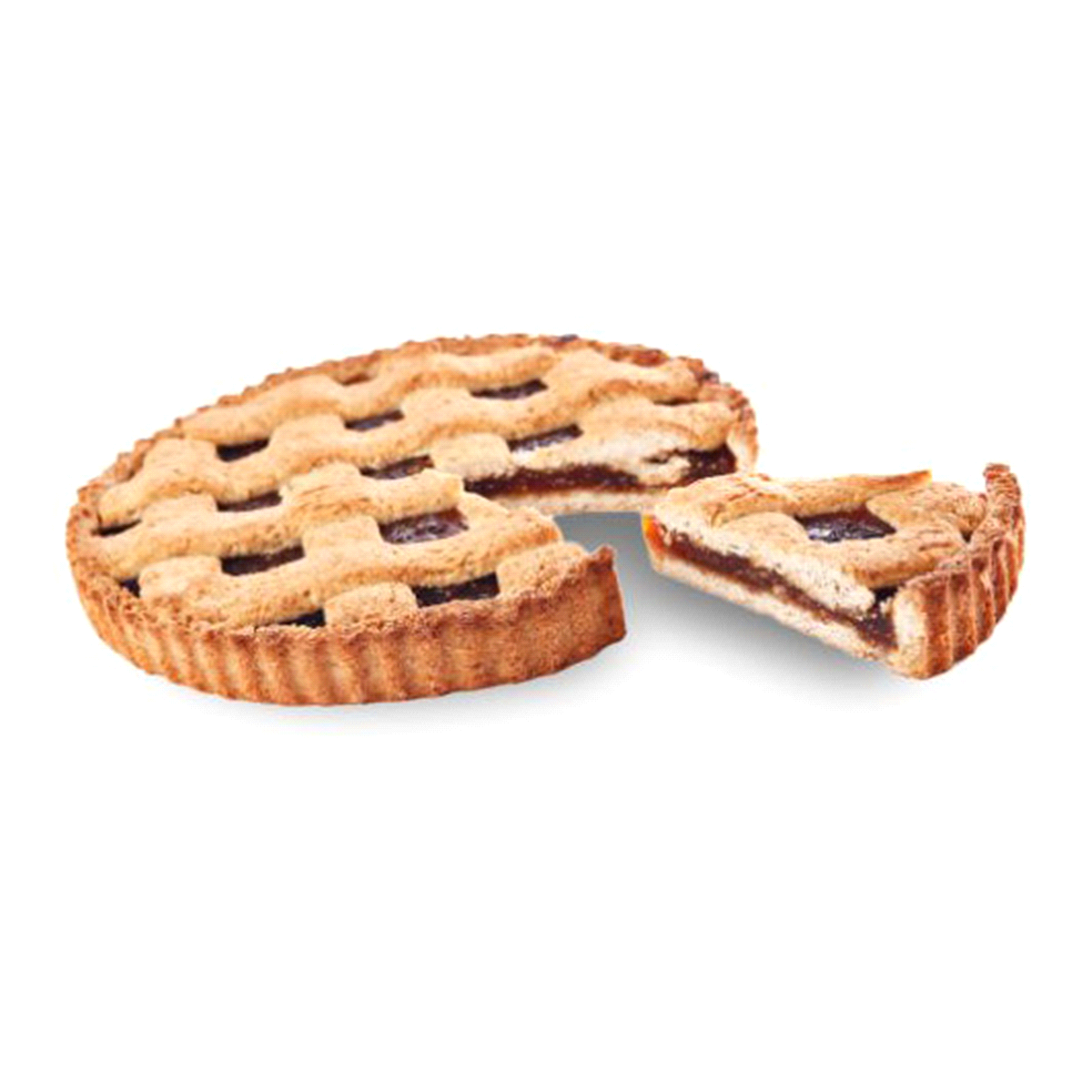 Crostata integrale e multicereali ai fichi. 
Peso: 1000 gr.
Scongelamento: 2/3h a T.amb. 
 