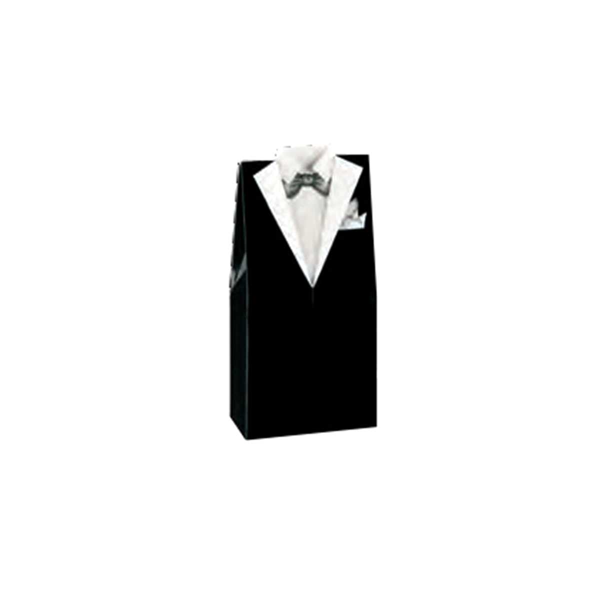 SMOKING CAMICIA ONDA NERO 50x30x100 