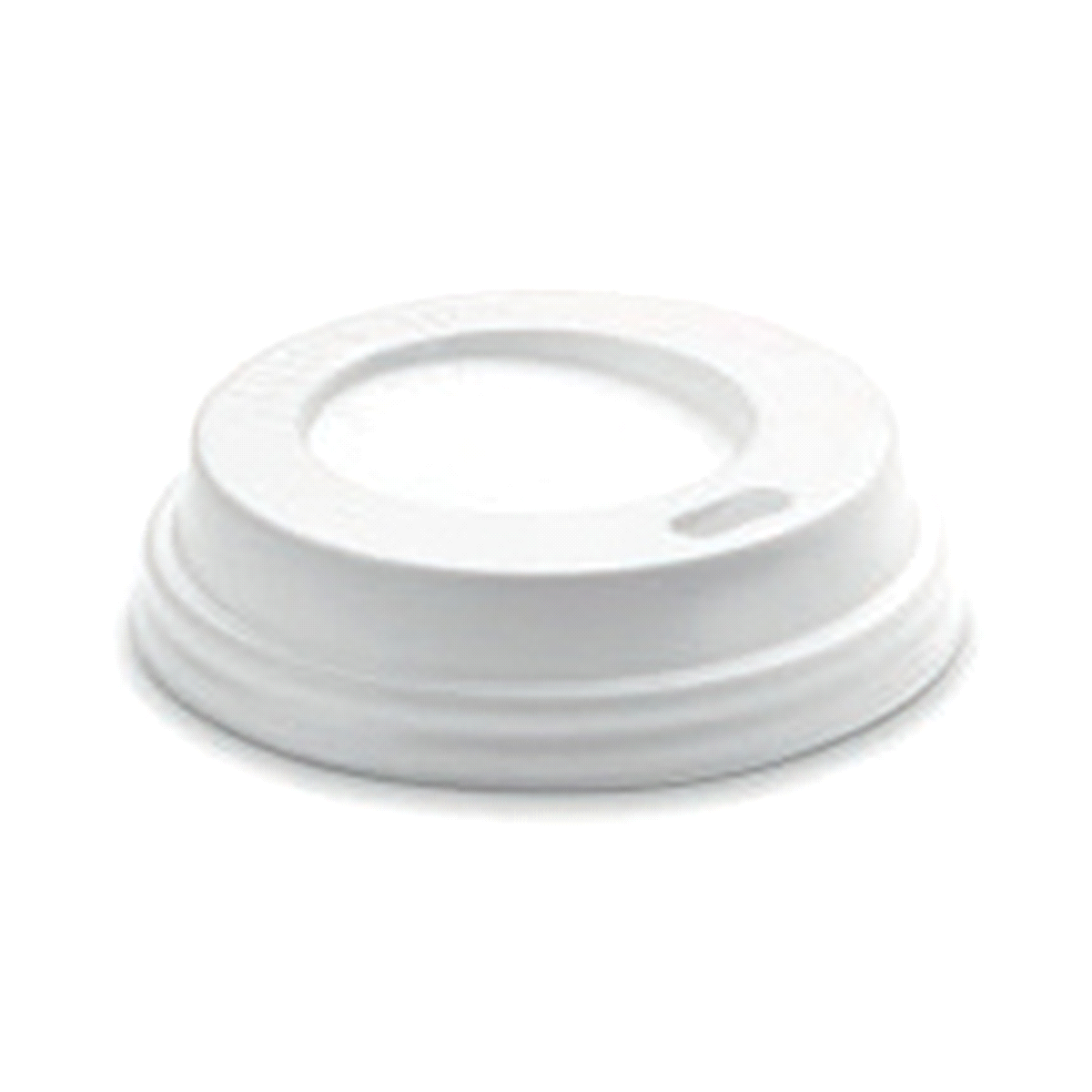 coperchio con beccuccio in plastica bianco per bicchiere 9oz 