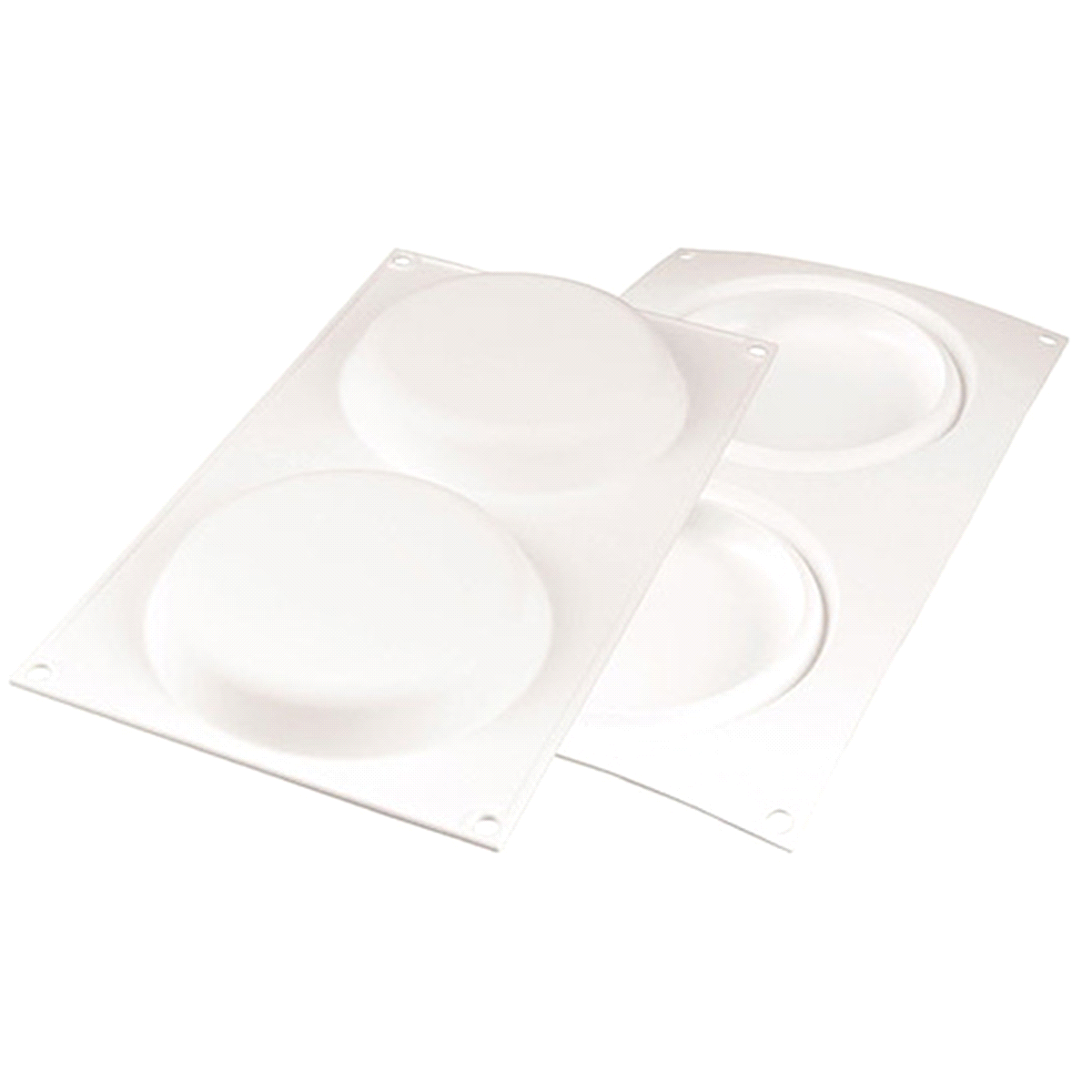 Stampo in silicone dalla forma arrotondata perfetto per realizzare dessert al piatto o decorazioni da abbinare ad altre preparazioni. Adatto per l’utilizzo in forno e abbattitore è ideale anche per la creazione di inserti. 