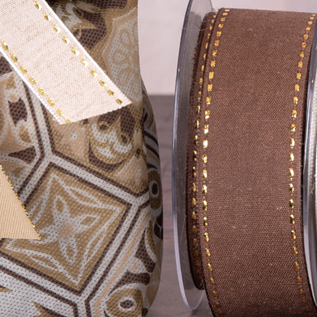 COUTURE LINO LAME CIOCC/ORO40mmx20mt 