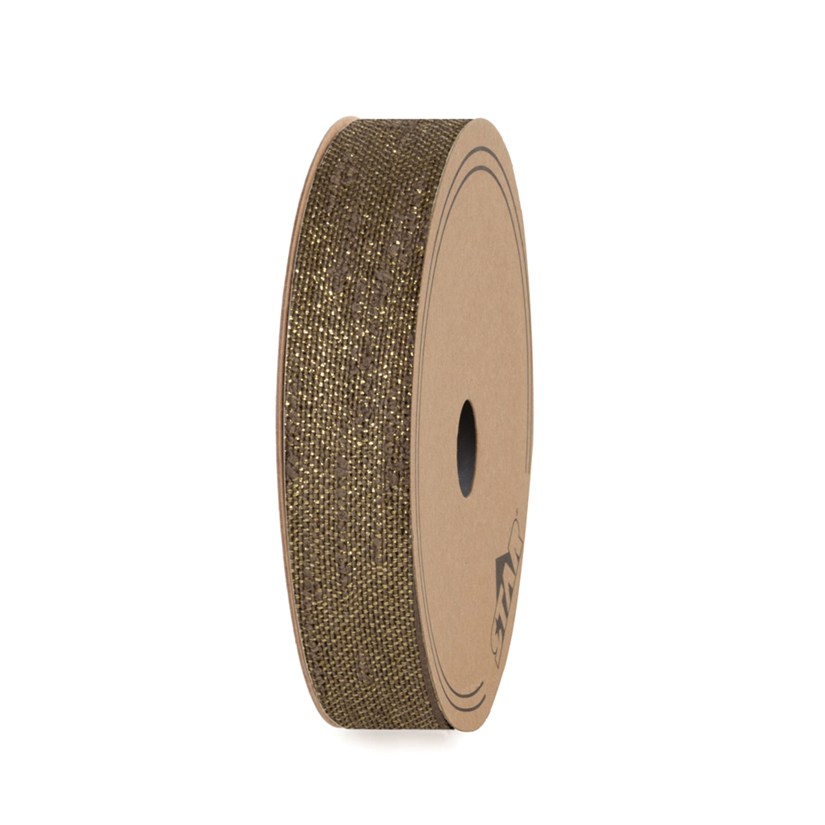 HEGEL MARRONE/ORO 25mm x15mt 