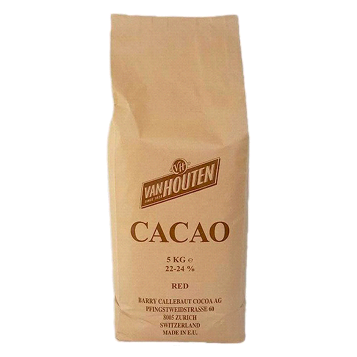 CACAO 22/24 ROSSO x5Kg     VANHOUTEN 