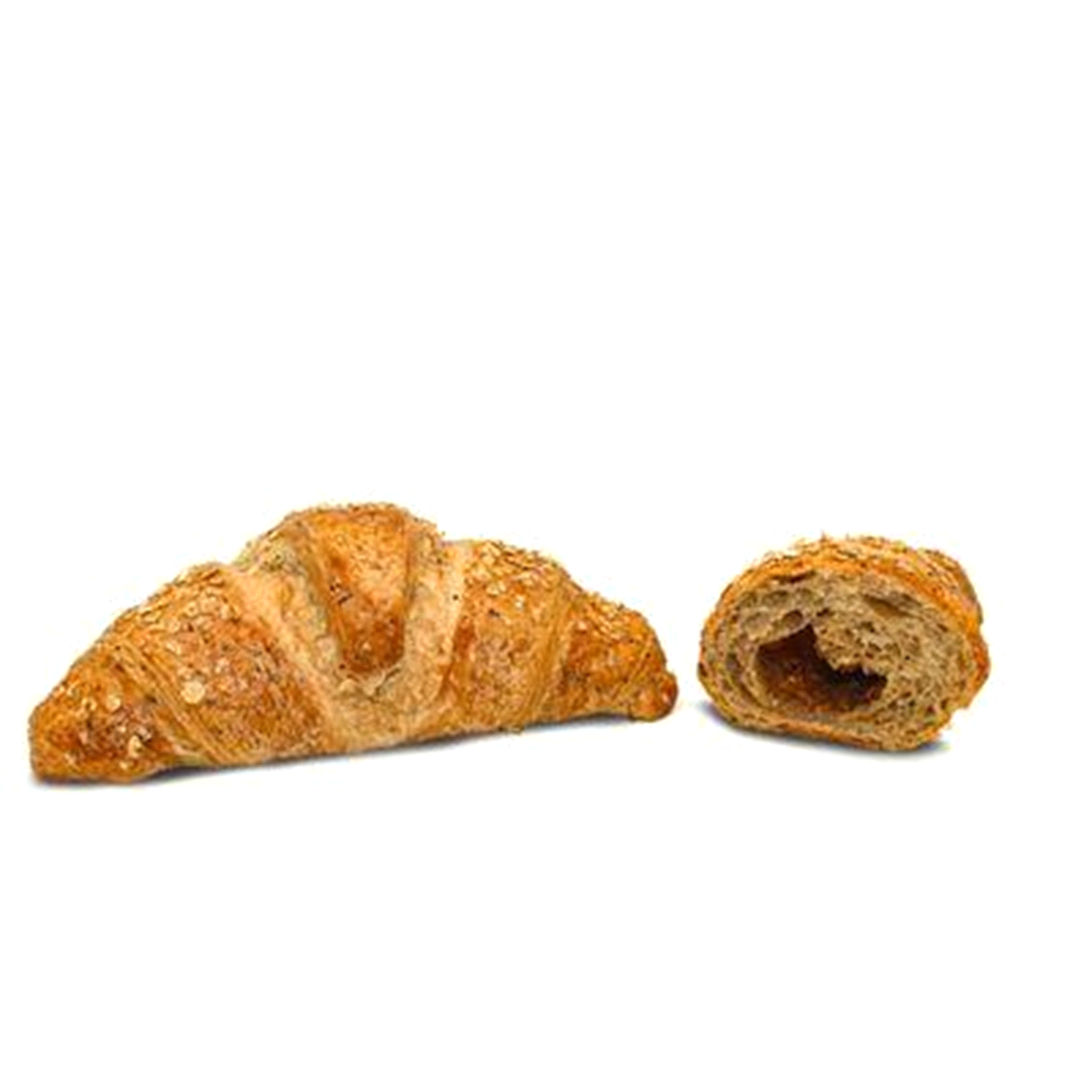 Croissant con ripieno di miele e zenzero realizzato in pasta sfoglia danese surgelata con burro. Il croissant è pronto da cuocere e prelievitato. 
Peso: 90 gr.
Scongelare per circa 15 min.
Cottura: 17-23 min a 165-175°C
 