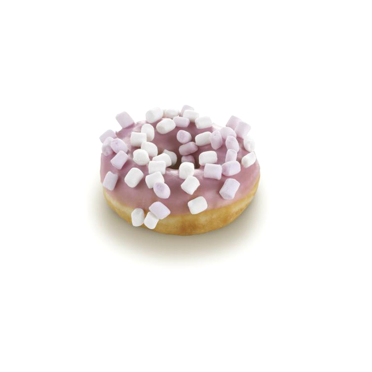 Gusto fragola, decorato con numerosi mini marshmallow bianchi e rosa.
Peso: 54gr.
Lasciare decongelare il prodotto nell
