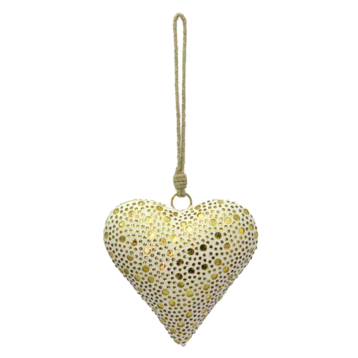 CUORE ORO METALLO 15x17x5 