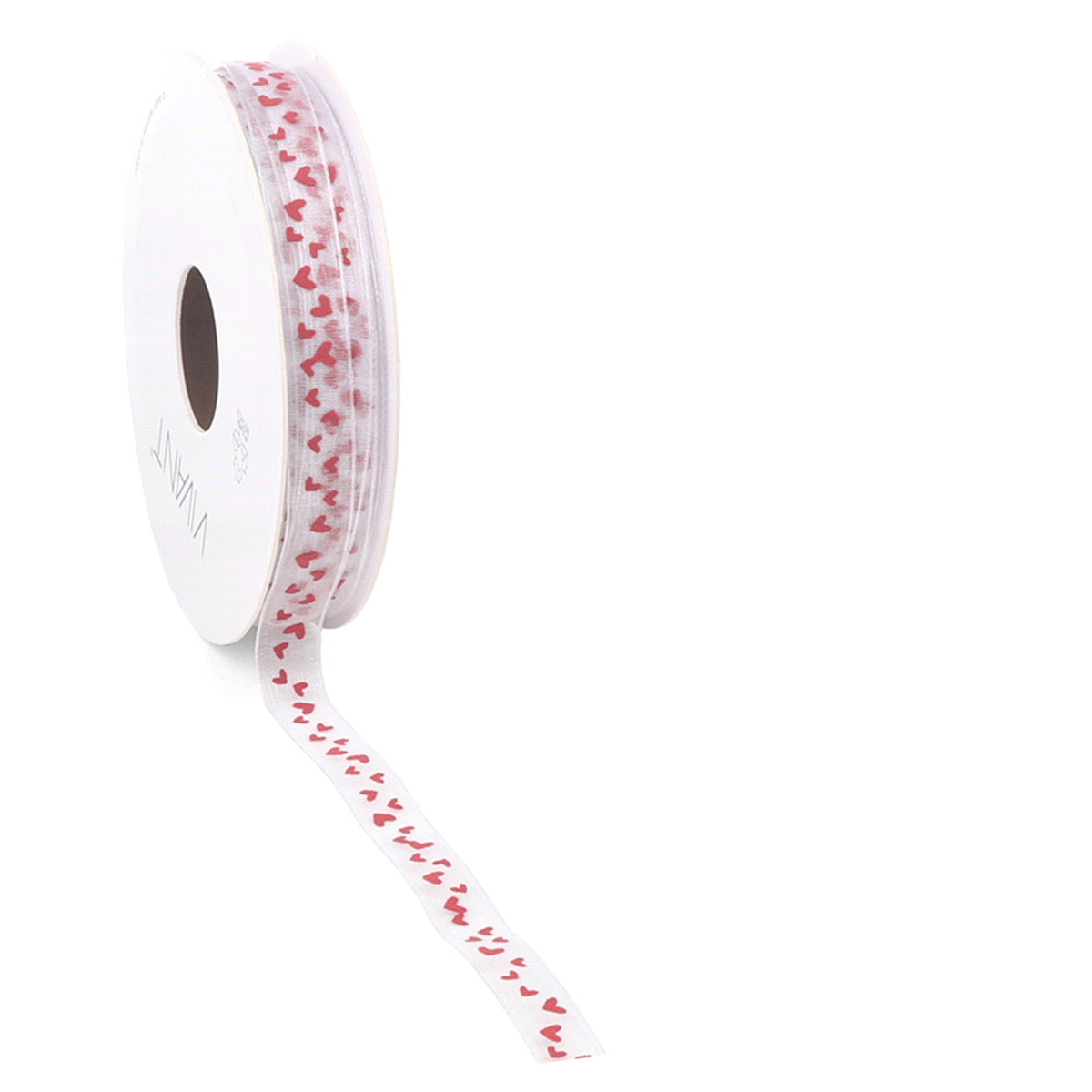 LOVLY RIBBON BIANCO/ROSSO 10mm x15mt 
