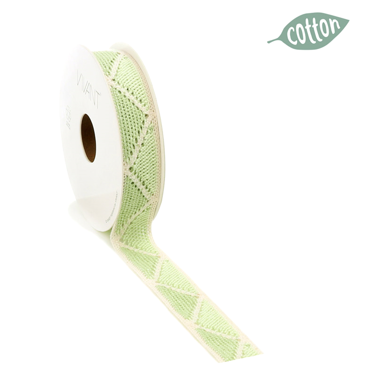 Nastro vanna verde chiaro 22mm x 5mt. 