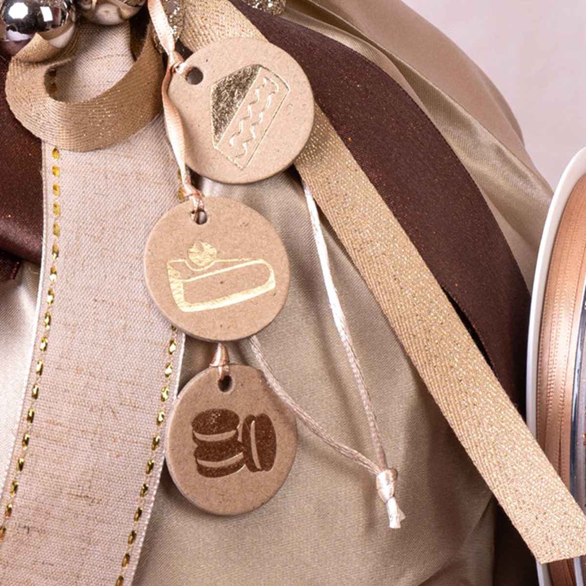 TREATS TAGS NATURE/ORO x96pz (5) 